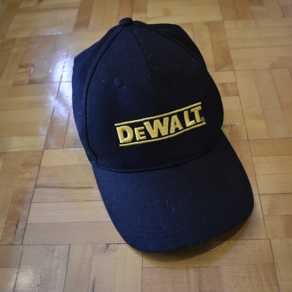 DeWalt Black Cap with Yellow Logo *New